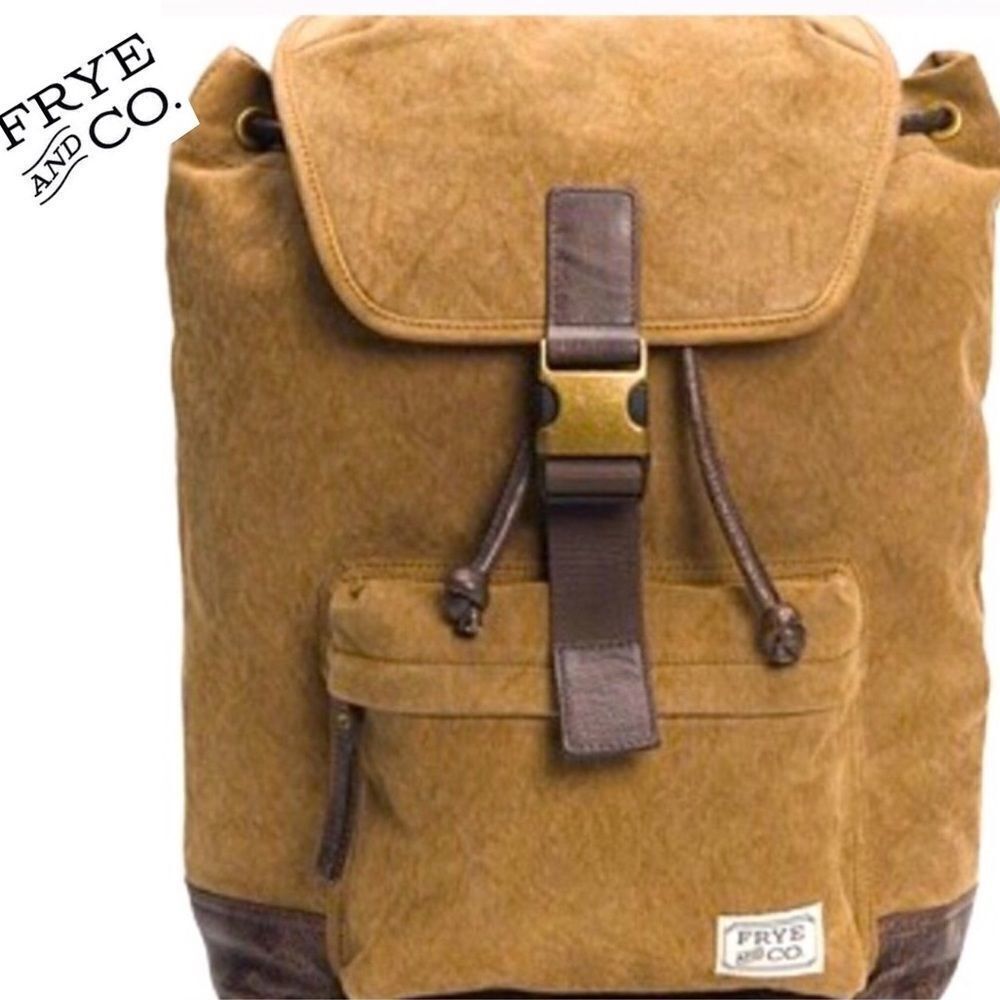FRYE and CO. MENS  Designer Tan Backpack